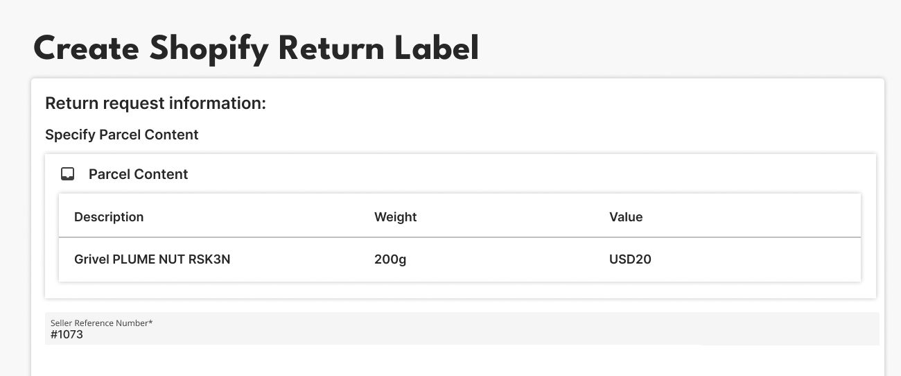 🏷️ How to Create Shopify Return and Generate Return Label in User Portal Support Center